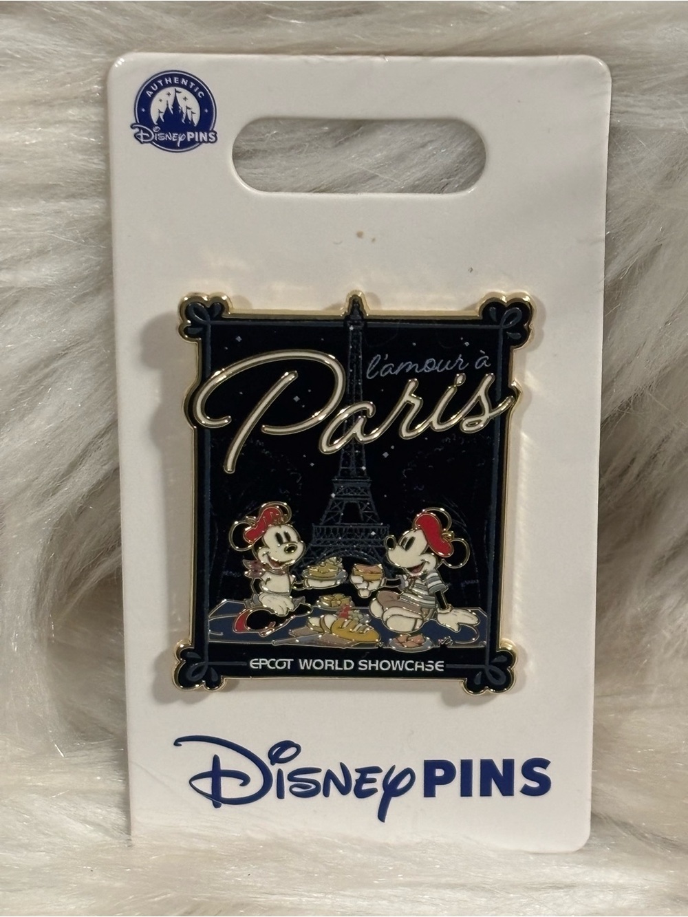 2026 Disney Parks Epcot World Showcase Pin France Mickey & Minnie Paris Tower